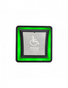 Buton de iesire, dimensiuni mari pentru persoane cu
dizabilitati, cu LED de stare bicolor si releu. Comanda online pe RFPro.ro. 2