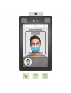 Terminal control acces cu recunoastere faciala si vene palma, detectie temperatura si masca faciala. Comanda online pe RFPro.ro.