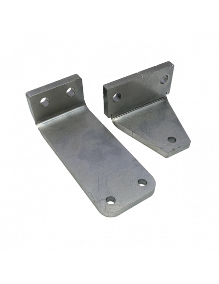 Set suporturi din metal pentru fixare cu suruburi pe zidarie a motorului Rotello ( pentru 1 brat). Comanda online pe RFPro.ro.