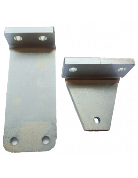 Set suporturi din metal pentru fixare cu suruburi pe zidarie a motorului Rotello ( pentru 1 brat). Comanda online pe RFPro.ro.