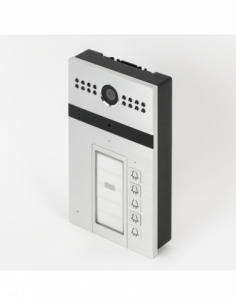 Post de apel IP SIP pt 5 abonati, butoane apel iluminate si cititor de proximitate RFID incorporat. Comanda online pe RFPro.ro. 2