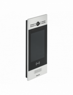 Post de apel IP SIP cu ecran LCD touchscreen-7, tastatura numerica si cititor de proximitate RFID. Comanda online pe RFPro.ro. 2