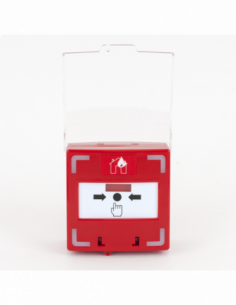 Buton iesire de urgenta cu 3 comutatoare NC-COM-NO, buzzer si LED bicolor culoare rosie. Comanda online pe RFPro.ro.