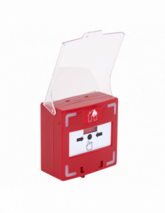 Buton iesire de urgenta cu 3 comutatoare NC-COM-NO, buzzer si LED bicolor culoare rosie. Comanda online pe RFPro.ro. 2