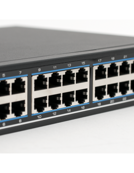 Switch ethernet PoE+, 24 porturi 10/100Mbps POE+ downlink, 2 porturi 10/100/1000Mbps uplink. Comanda online pe RFPro.ro.