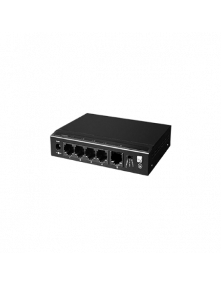 Switch ethernet PoE+ cu functie PoE Watchdog, 4 porturi. Comanda online pe RFPro.ro.