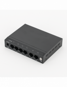 Switch ethernet PoE+ cu functie PoE Watchdog, 4 porturi 10/100 Mbps POE+ downlink, 2 porturi 10/100. Comanda online pe RFPro.ro. 2