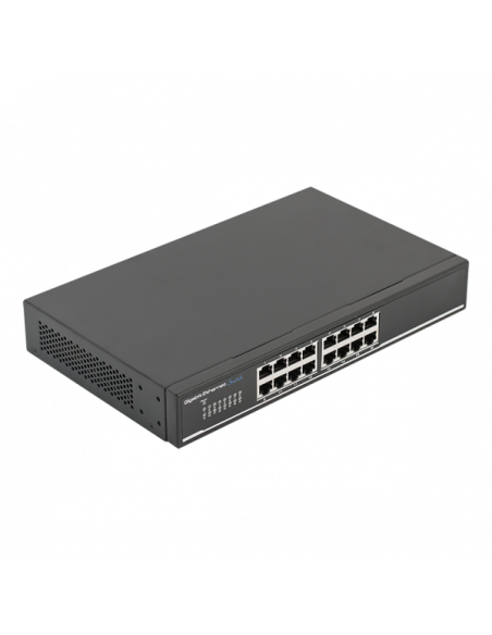Switch gigabit cu 16 porturi ethernet 10/100/1000Mbps cu carcasa metalica. Comanda online pe RFPro.ro.