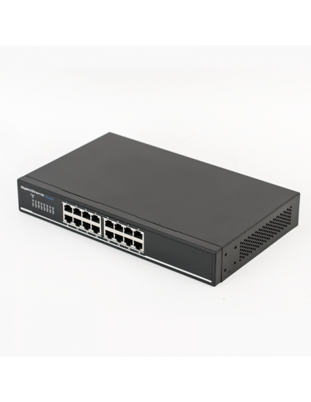Switch gigabit cu 16 porturi ethernet 10/100/1000Mbps cu carcasa metalica. Comanda online pe RFPro.ro.