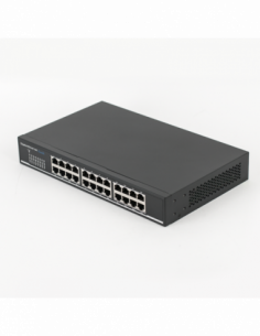 Switch gigabit cu 24 porturi ethernet 10/100/1000Mbps cu carcasa metalica. Comanda online pe RFPro.ro. 2