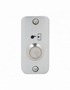 Buton de iesire aplicabil de mici dimensiuni, din aliaj de Zinc, pentru exterior. Comanda online pe RFPro.ro.