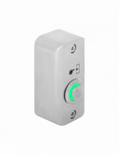 Buton de iesire aplicabil cu LED de semnalizare verde. Comanda online pe RFPro.ro.