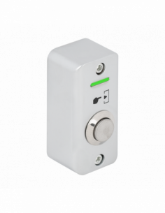 Buton de iesire de mici dimensiuni, aplicabil cu LED de semnalizare, din aliaj de Zinc, pt exterior. Comanda online pe RFPro.ro. 2