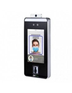 Terminal control acces biometric cu recunoastere faciala, palma, amprenta si detectie temperatura. Comanda online pe RFPro.ro. 2