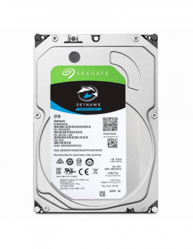 HDD Seagate SKYHAWK 3TB, seria Surveillance. Comanda online pe RFPro.ro.