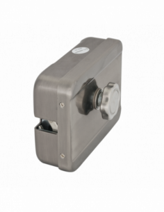 Yala electromagnetica (fail-secure) aplicabila cu memorie mecanica pentru usi cu deschiderea in int. Comanda online pe RFPro.ro. 2