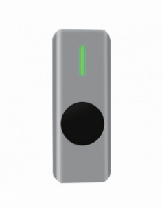 Buton de iesire aplicabil cu LED de stare bicolor, din metal, actionare fara atingere. Comanda online pe RFPro.ro.