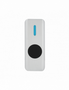 Buton de iesire aplicabil cu LED de stare bicolor, metal, actionare fara atingere, rezistent la apa. Comanda online pe RFPro.ro.