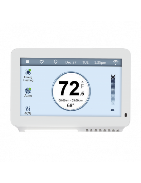 Termostat ambiental multifunctional cu comunicatie Wi-Fi si ecran tactil de 4.5. Comanda online pe RFPro.ro.