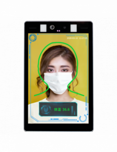 Terminal control acces cu recunoastere faciala, sistem masurare temperatura si detectie masca. Comanda online pe RFPro.ro.