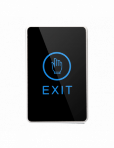 Buton de iesire aplicabil, din plastic, cu touchscreen. Comanda online pe RFPro.ro.