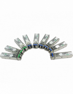 Modul SFP standard, single-?ber. Se foloseste si se livreaza in pereche. Comanda online pe RFPro.ro.