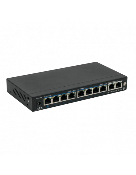 Switch ethernet POE+, 8+2 porturi. Comanda online pe RFPro.ro.