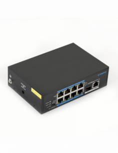 Swicth ethernet industrial PoE+ 8+1 porturi. Comanda online pe RFPro.ro. 2