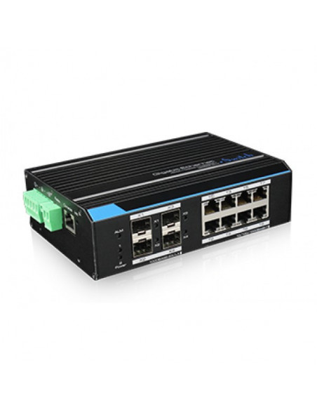 Switch ethernet industrial, full gigabit cu management L2. Comanda online pe RFPro.ro.