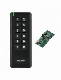 Cititor RFID/PIN cu comunicatie wireless, pentru centralele de control acces ZKTeco. Comanda online pe RFPro.ro.