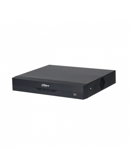 DVR AI 4K Dahua HDCVI, 4 canale, 4K@7fps, 1 HDD, seria WizSense. Comanda online pe RFPro.ro.