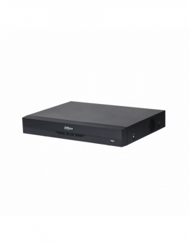 DVR AI 4K Dahua HDCVI, 16 canale, 4K@7fps, 1 HDD, seria WizSense. Comanda online pe RFPro.ro.