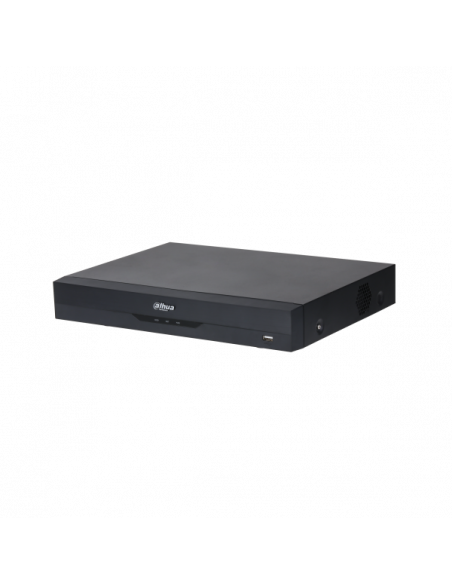 DVR AI 4K Dahua HDCVI, 16 canale, 4K@7fps, 1 HDD, seria WizSense. Comanda online pe RFPro.ro.