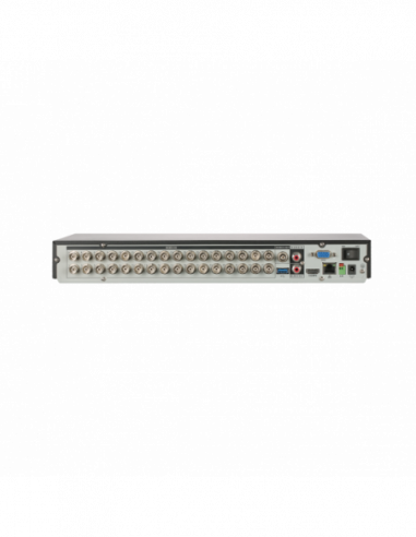 DVR AI Dahua HDCVI, 32 canale, 5M-N@10fps, 2 HDD, seria WizSense. Comanda online pe RFPro.ro.