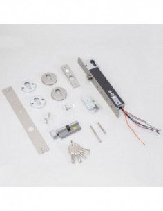 Bolt electric (fail-secure) cu actiune magnetica, monitorizare, temporizare si senzor. Comanda online pe RFPro.ro. 2
