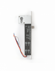 Bolt electric fail-secure cu actionare electromagnetica, monitorizare cilindru cu cheie. Comanda online pe RFPro.ro. 2