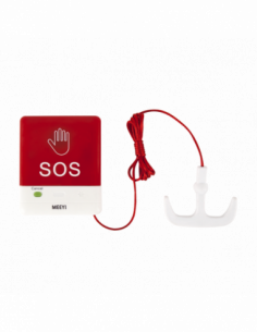 Buton de panica wireless cu fir, cu functie
de apelare si anulare folosit in toaleta spitalelor. Comanda online pe RFPro.ro.