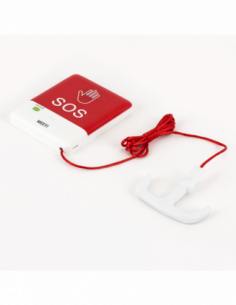 Buton de panica wireless cu fir, cu functie
de apelare si anulare folosit in toaleta spitalelor. Comanda online pe RFPro.ro. 2