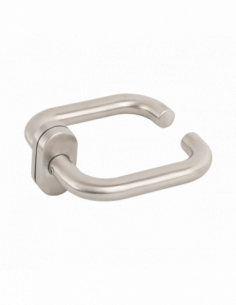 Set manere cu clante tubulare cu rozete ovale. Comanda online pe RFPro.ro.