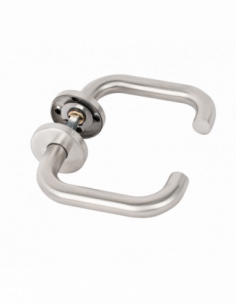Set manere cu clante tubulare cu rozete rotunde. Comanda online pe RFPro.ro.