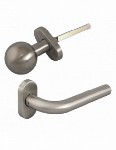 Set manere cu clanta tubulara si buton fix drept. Comanda online pe RFPro.ro.