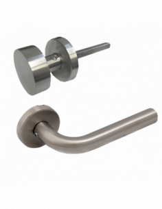 Set manere cu clanta tubulara si buton fix drept YH-D9167. Comanda online pe RFPro.ro.