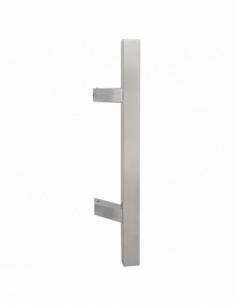 Maner tragator din inox cu fixare la 45°, profil patrat. Comanda online pe RFPro.ro.
