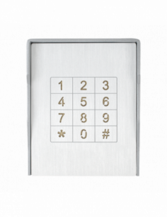 Controler stand-alone antivandal de exterior cu tastatura
touch iluminata si montare aplicata. Comanda online pe RFPro.ro. 2