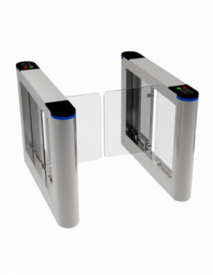 SET porti batante tip BRIDGE cu brat de plexiglass,  pentru 1 cale de acces. Comanda online pe RFPro.ro.