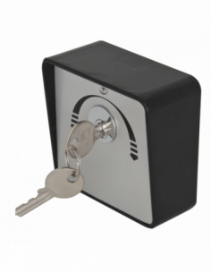 Buton aplicabil cu cheie, folosit la armare/dezarmare, comanda automatizari porti/rulouri ext. Comanda online pe RFPro.ro. 2