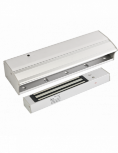 Electromagnet aplicabil de 280 kg forta, led de stare, monitorizare si temporizare pt usi glisante. Comanda online pe RFPro.ro.