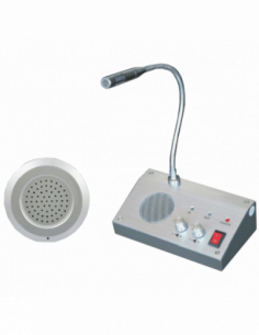 Interfon audio, bidirectional de ghiseu cu volum reglabil pe fiecare canal in parte. Comanda online pe RFPro.ro.