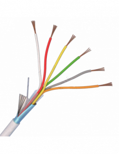 Cablu de alarma 6 fire ecranate, cupru integral, 100m 6CUEF. Comanda online pe RFPro.ro.