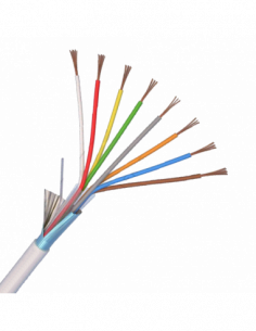 Cablu de alarma 8 fire ecranate, cupru integral, 100m 8CUEF. Comanda online pe RFPro.ro.